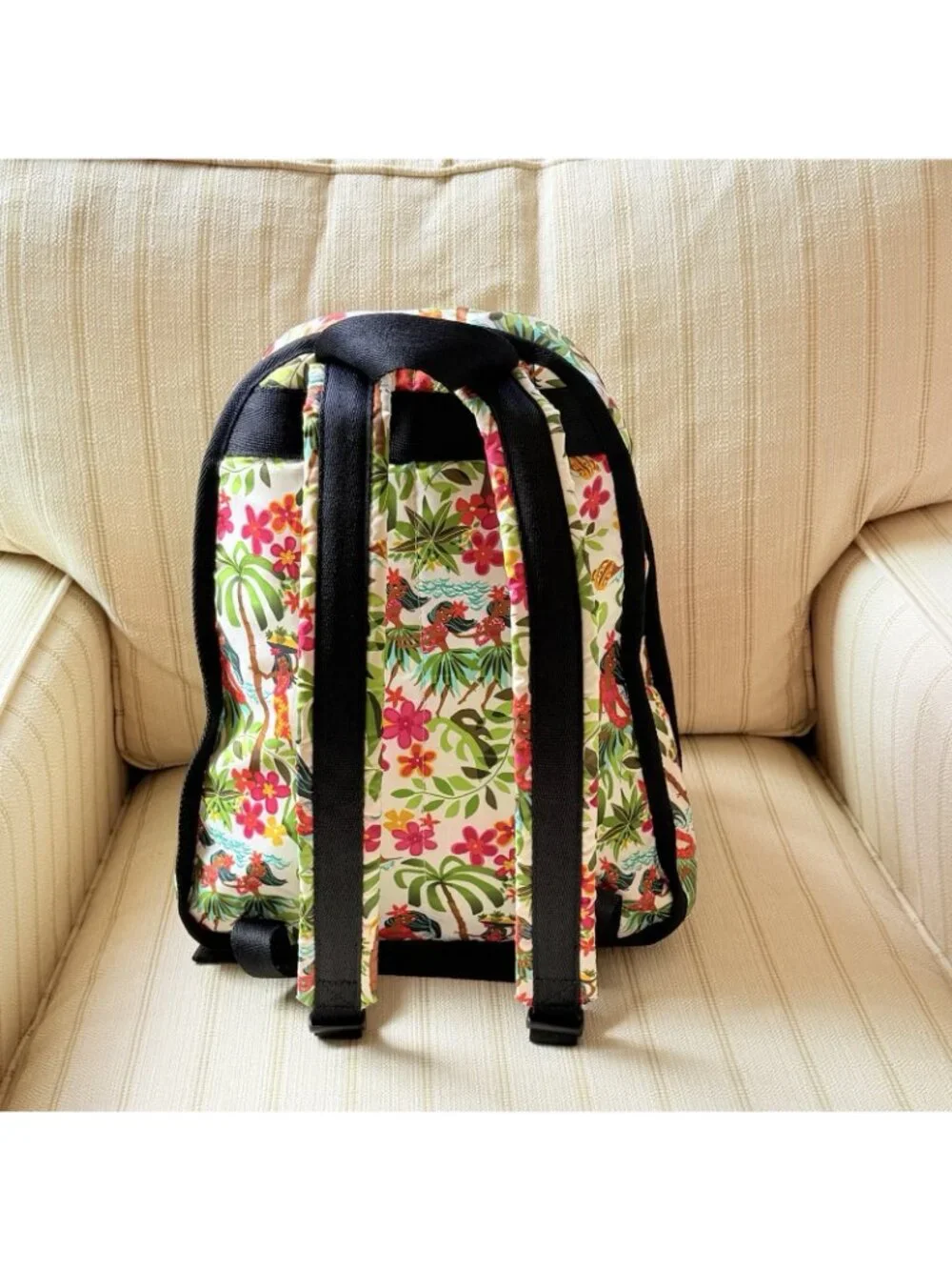 LeSportsac Backpack Sweet Wahine Hawaii Exclusive Limited Edition Hula Girl
